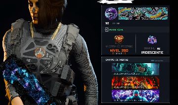 CONTA WARZONE IRIDESCENTE MESTRE D.PRESTIGIO SINGULARID APOCALIPSE GÊNESIS NUKE