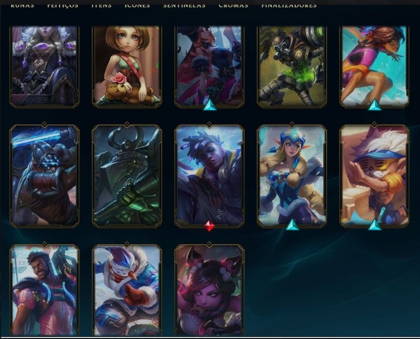 CONTA LOL BR ANTIGA | 152 SKINS | PLATINA | 20K EA