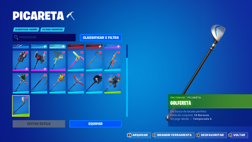 Conta fortnite rara (picaretas tryhard e skins que não vem mais a loja)