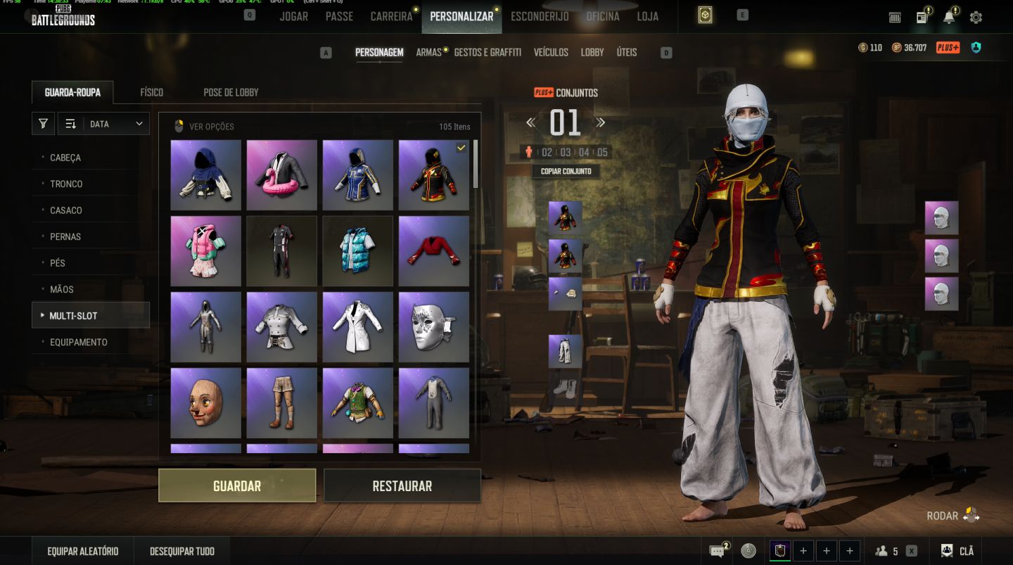 CONTA PUBG BAIXO CUSTO E CHEIA DE SKINS .