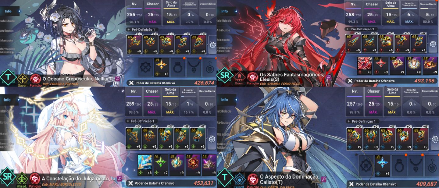 VConta Grand Chase Mobile Elesis S + Arme S