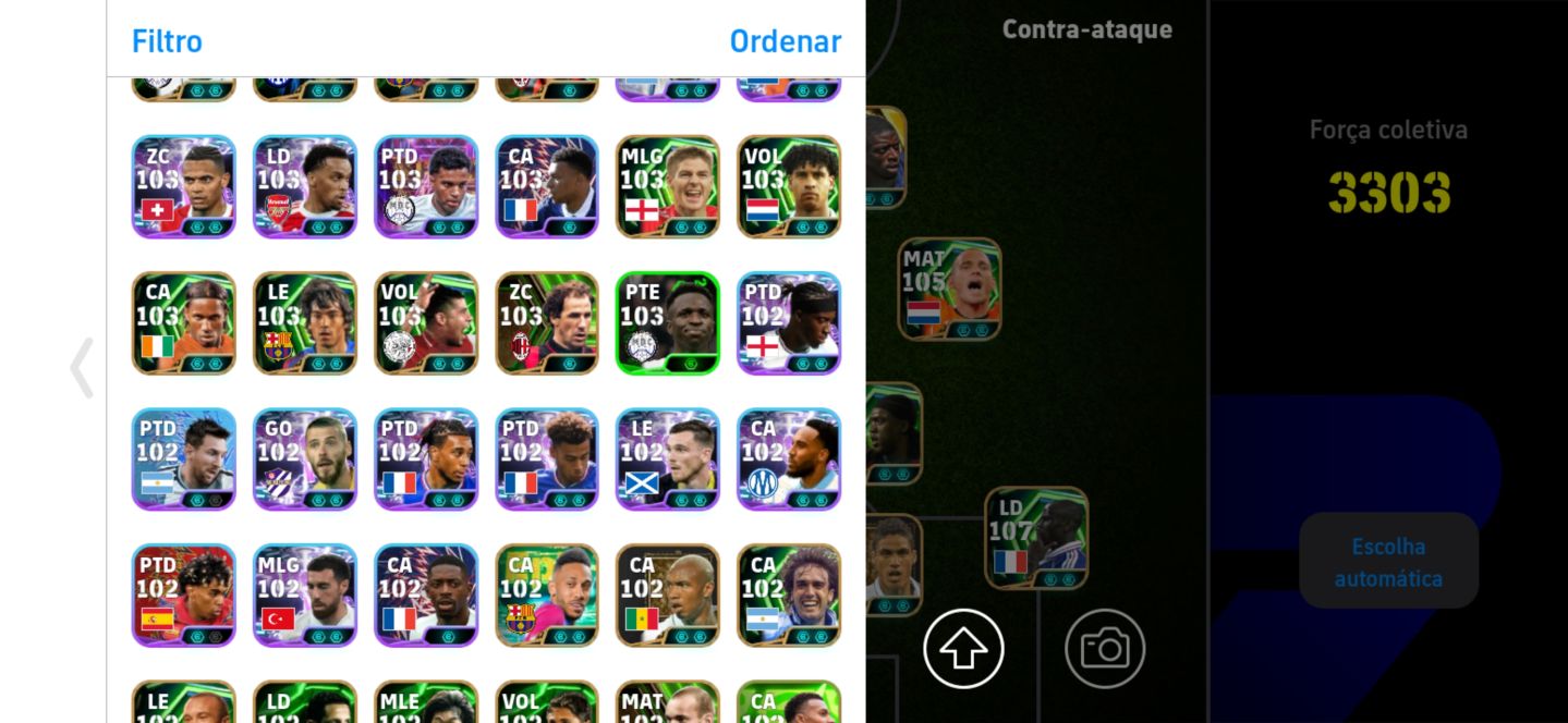 CONTA EFOOTBALL FULL META 2027 | PELÉ 108/ CR7 107/ ZOLA 107 ENTRE OUTROS