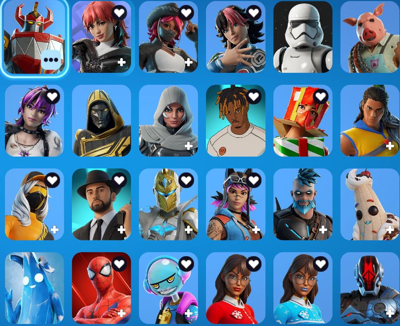 Conta Fortnite Full Acesso | 89 Skins + 152 Picaretas + 90 Gliders