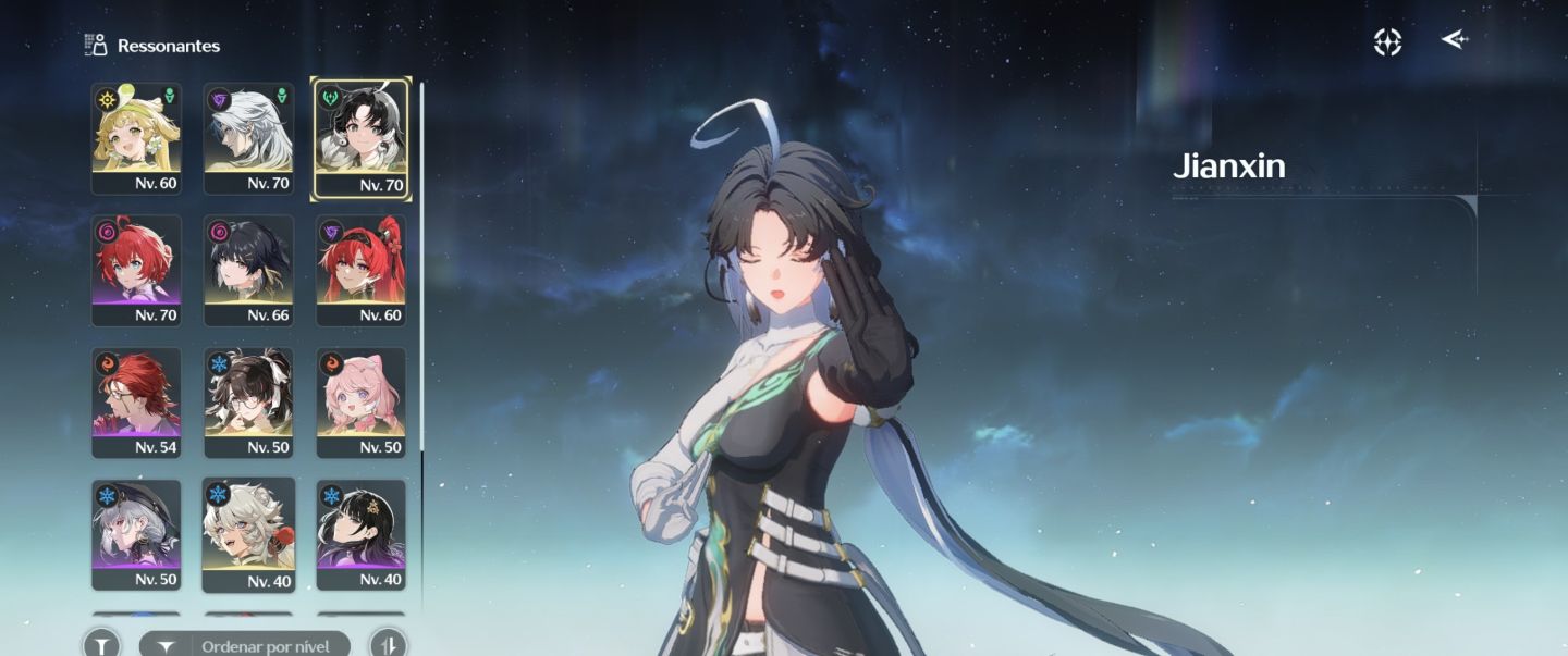 Wuthering Waves | 7 Personagens 5 + 2 Armas 5 nível 48