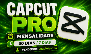 CAPCUT PRO PRIVADO 30 DIAS / 7 DIAS - GARANTIA DE 30 DIAS!