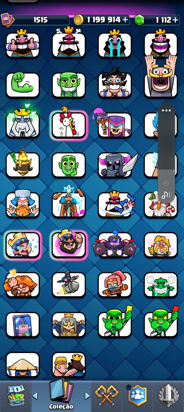 Conta de clash royale muito boa mais de 8k de trofeús,inclui uma conta de brawl