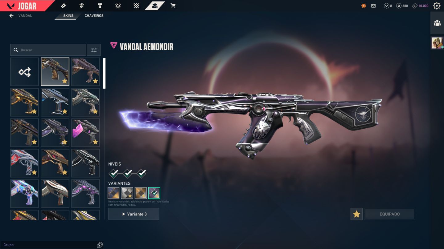 CONTA DE VALORANT 6x IMORTAL, SEGURA E COM MUITA SKIN!