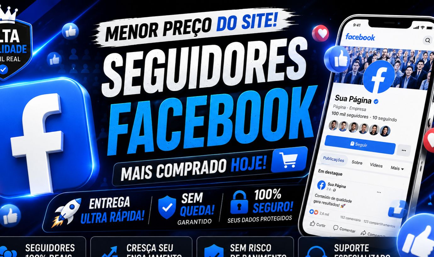 FACEBOOK | SEGUIDORES + CURTIDAS + VIEWS | ENTREGA RÁPIDA