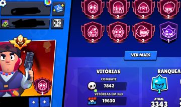 Conta rara de brawl stars com muitas skins antigas