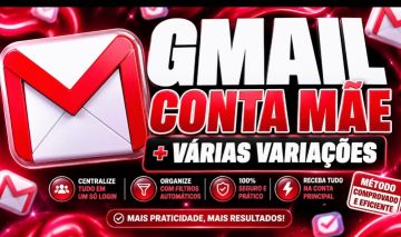 CONTA MÃE GMAIL + VARIAÇÕES EXCLUSIVAS