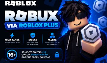 ROBUX VIA ROBLOX PLUX | MELHOR PREÇO DO MERCADO