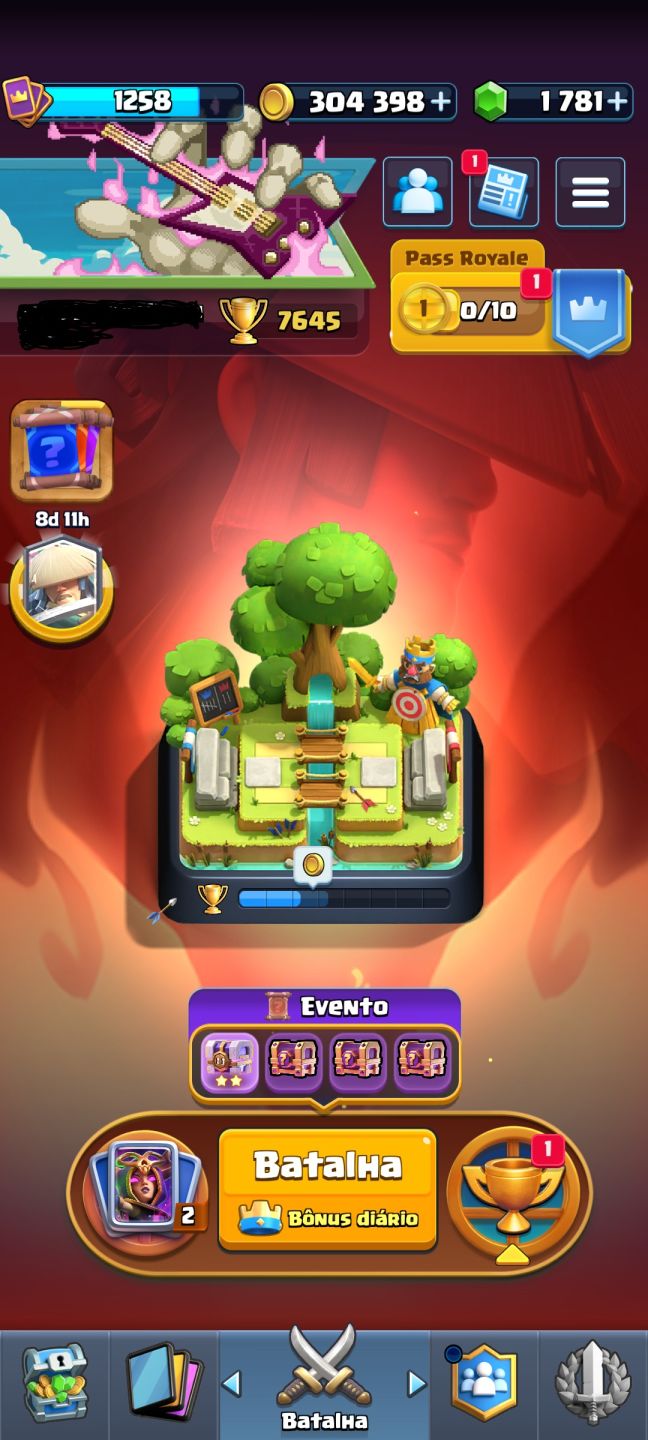 [PRA HOJE]Conta Clash Royale Custo Beneficio