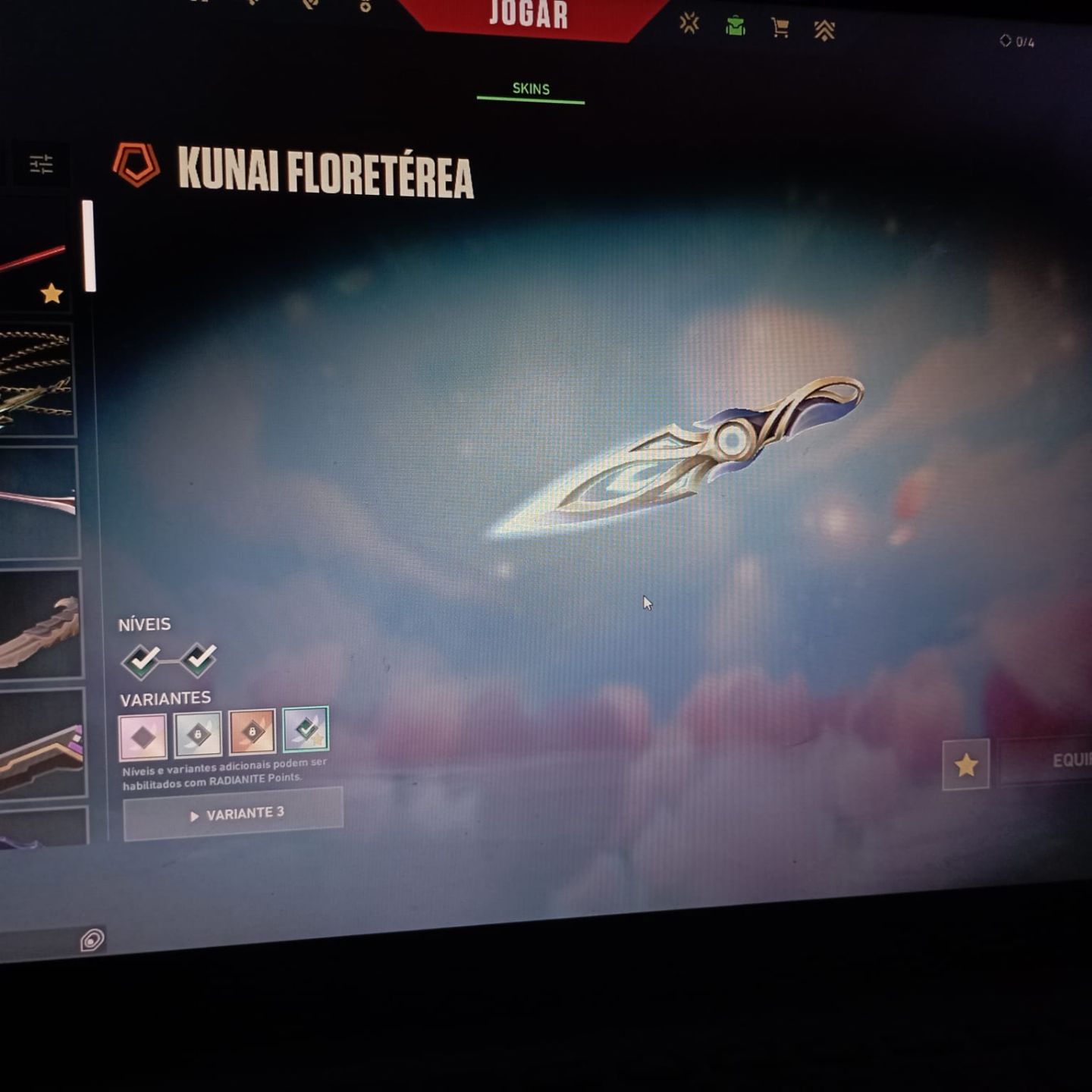 Conta de vava level 291