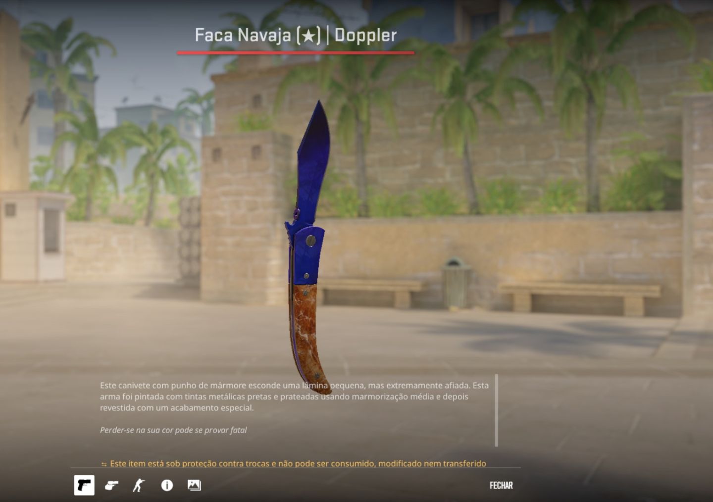 Faca csgo Navaja Doppler