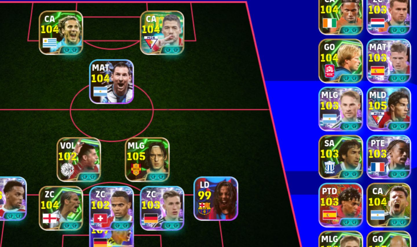 Conta efootball + 2220 de força completa
