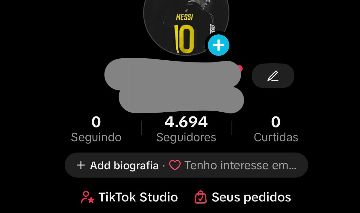 Conta TikTok 4.6K Seguidores | Nicho Notícias | Pronta para Uso