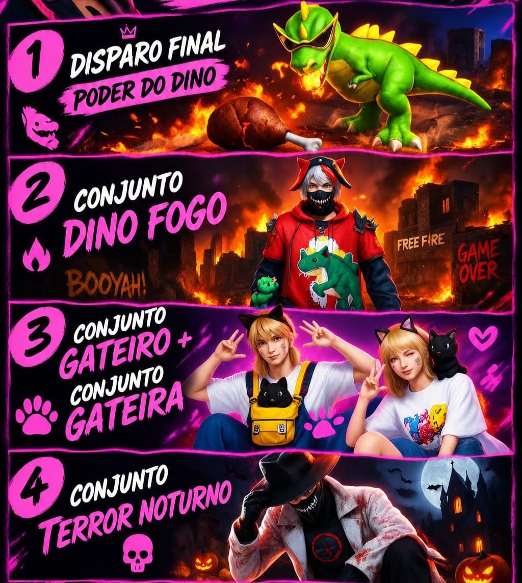 CODIGUIN OUTUBRO - DINO FOGO, EVOLUTIVAS, DISPARO FINAL TERROR NOTURNO E MAIS!