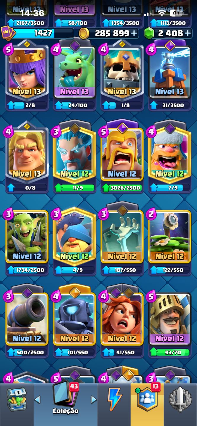 Conta de clash Royale 10 k troféus