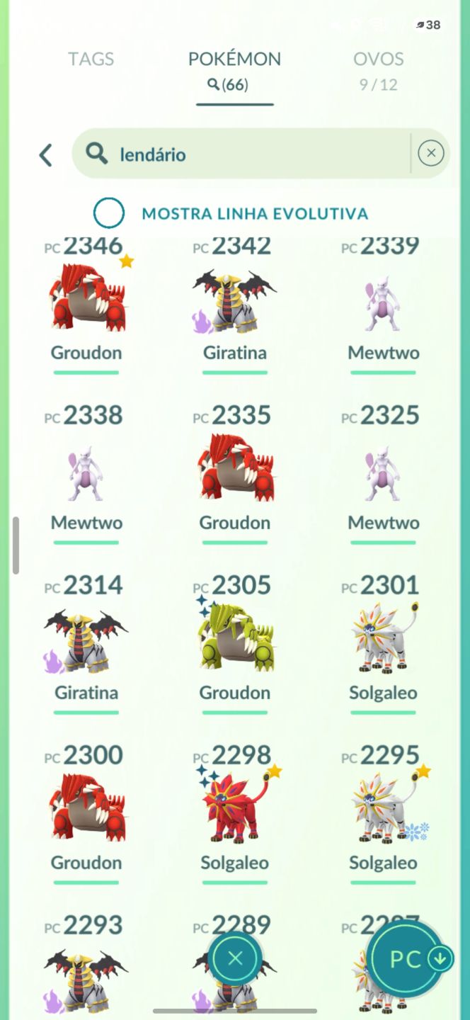 Conta pokémon go lvl 71-80