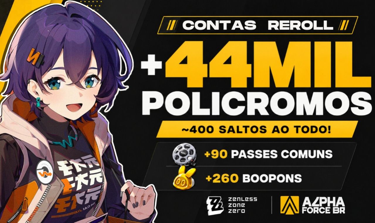Zenless Zone Zero - Contas Rerroll com POLICROMOS | PROMOÇÃO