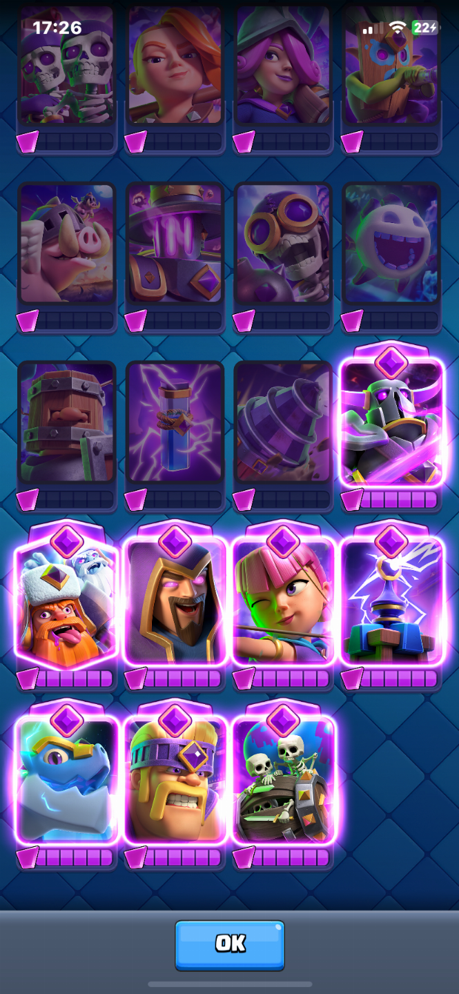 CONTA CLASH ROYALE 7200 TROFEUS