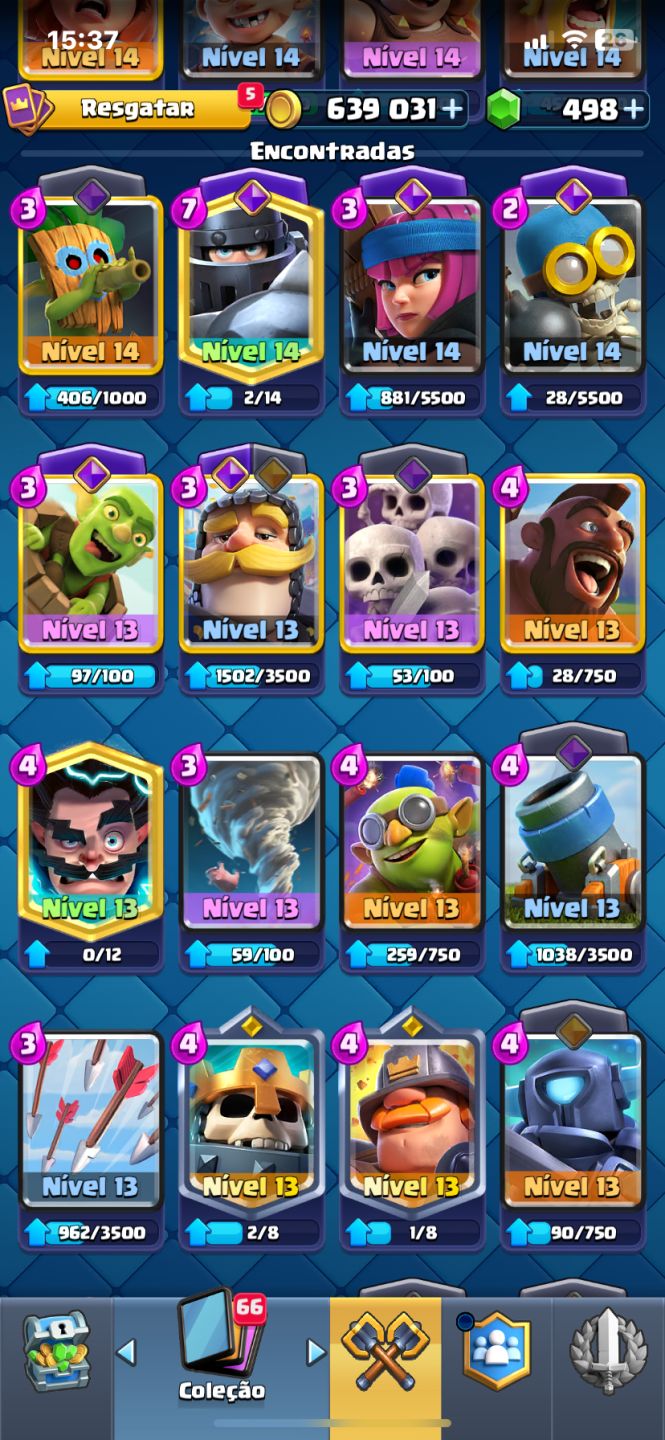 Conta brawl stars 38k trofeu+ clash royale 9k trofeu