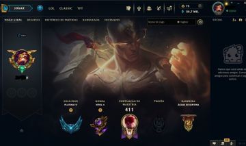 LEVEL 220 | PLATINA 4 | 142 SKINS 150 CHAMP | HONRA 4 | FULL ACESSO