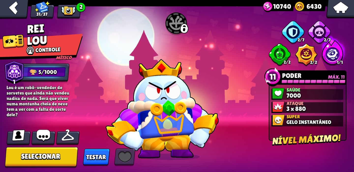 CONTA BRAWL STARS 45K TROFEUS/TODOS OS BRAWLERS