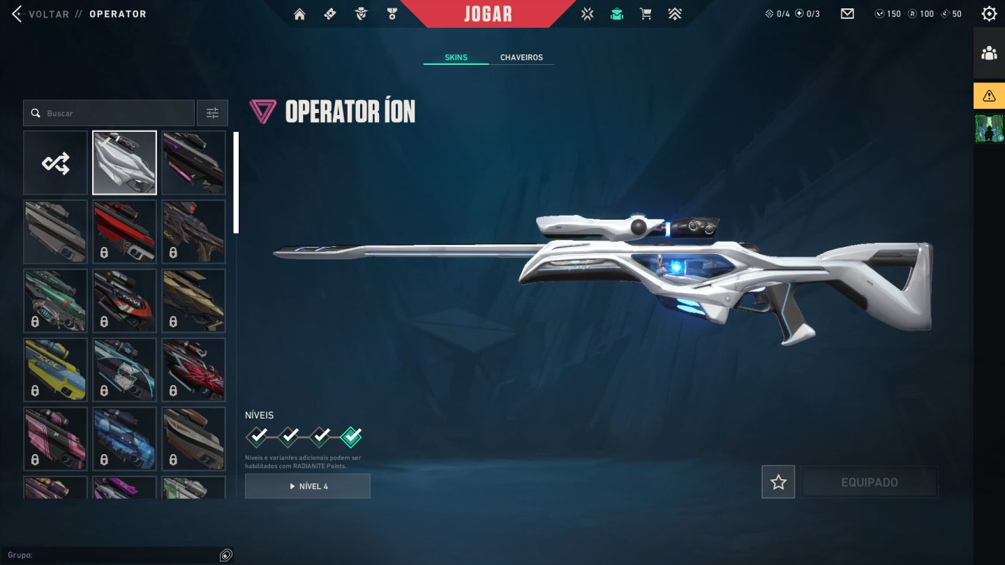 CONTA VALORANT - VANDAL DRAGÃO, OPERATOR ÍON E PHANTOM RUÍNA - LV42