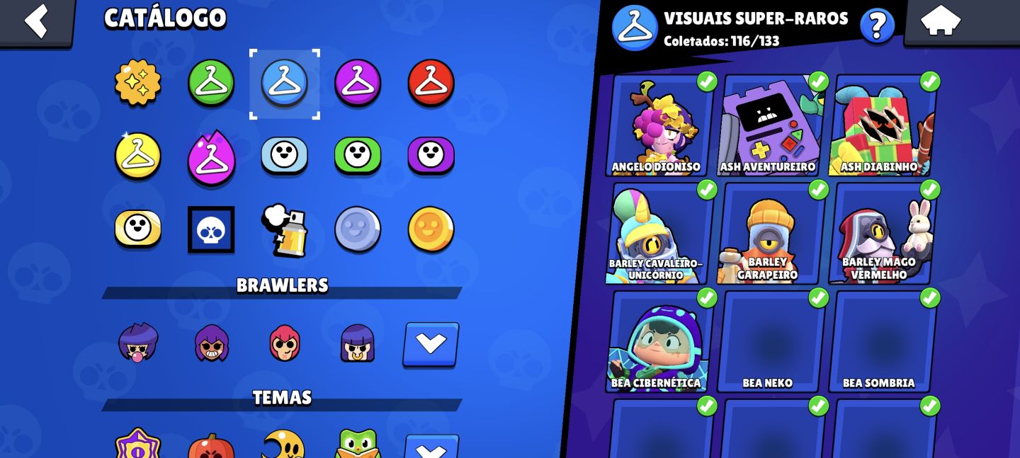 109K TROFÉUS | 108 BRAWLERS | 408 SKINS | SHELLY ESTELAR + MESTRE ANTIGO!