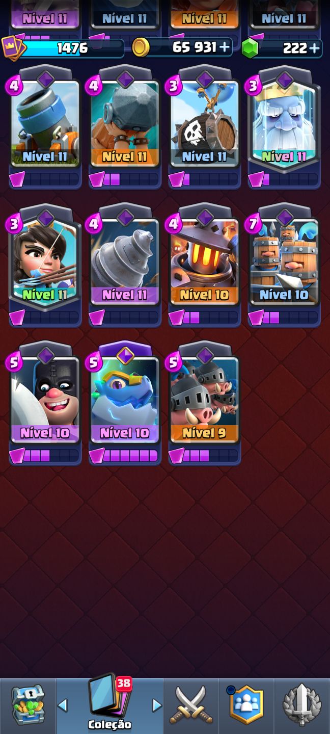 CONTA DE CLASH ROYALE | 10K TROFÉUS |