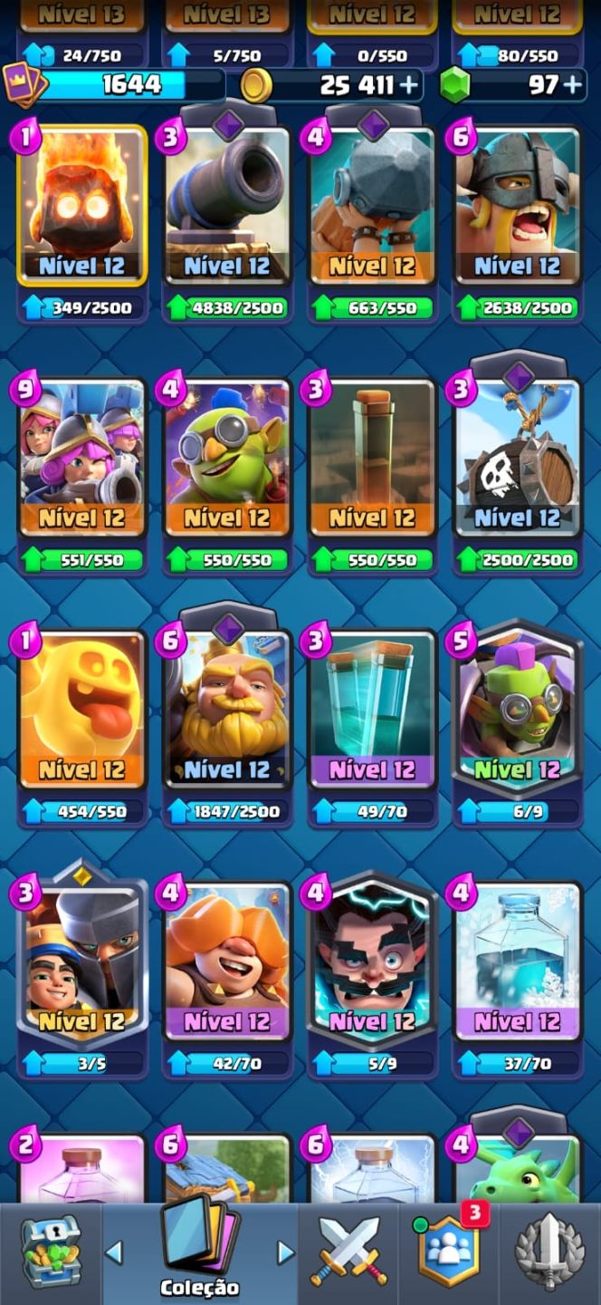 CONTA CLASH ROYALE +14K TROFÉUS!!!