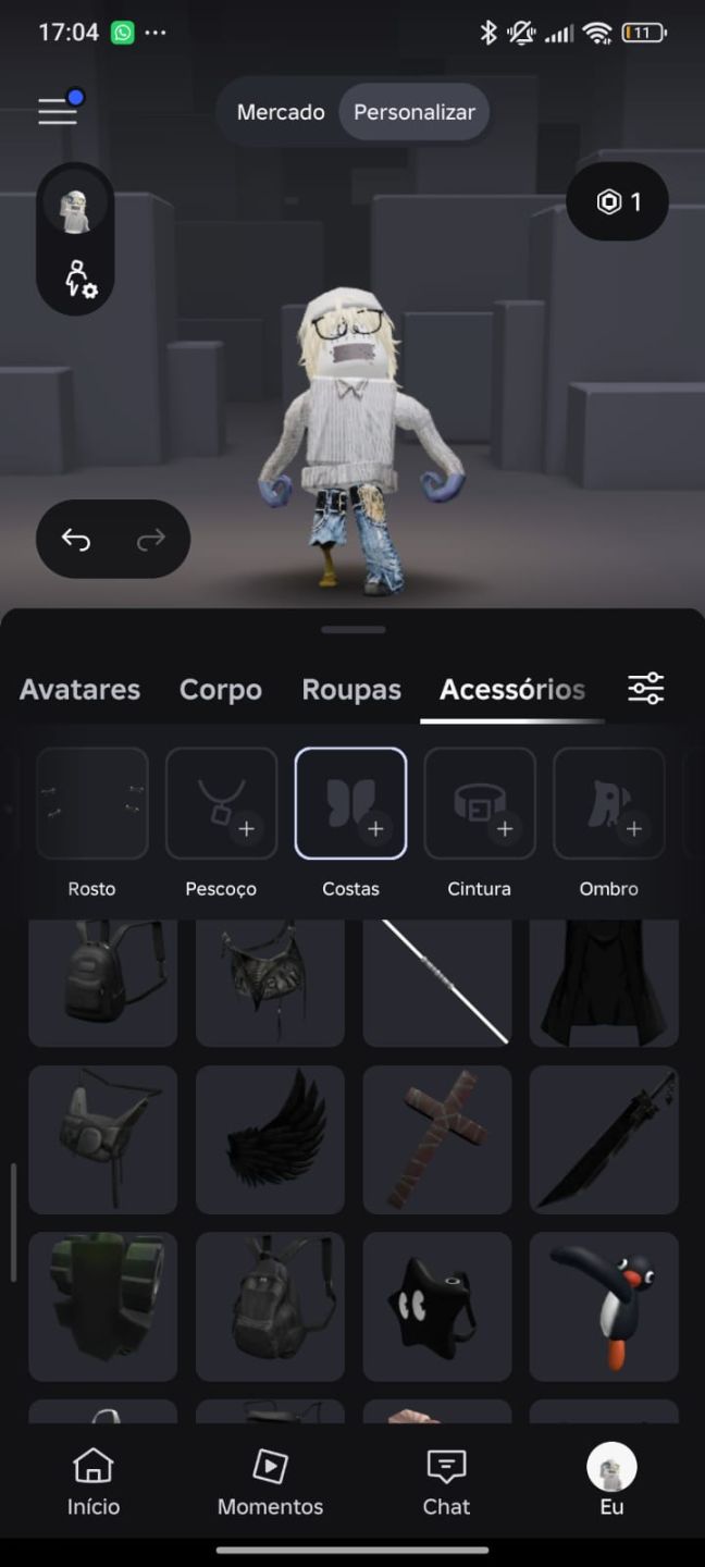CONTA DE ROBLOX RARA E GEMADA FULL ACESSO