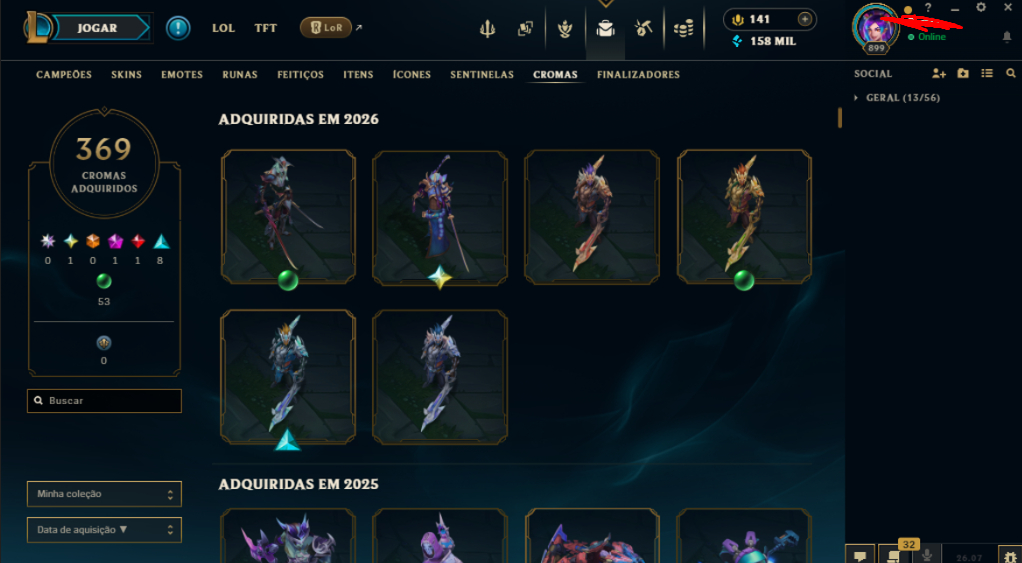 Conta de Valorant + League of Legends