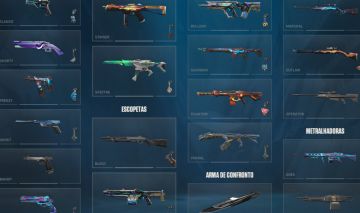 CONTA VALORANT DIVERSAS SKINS!