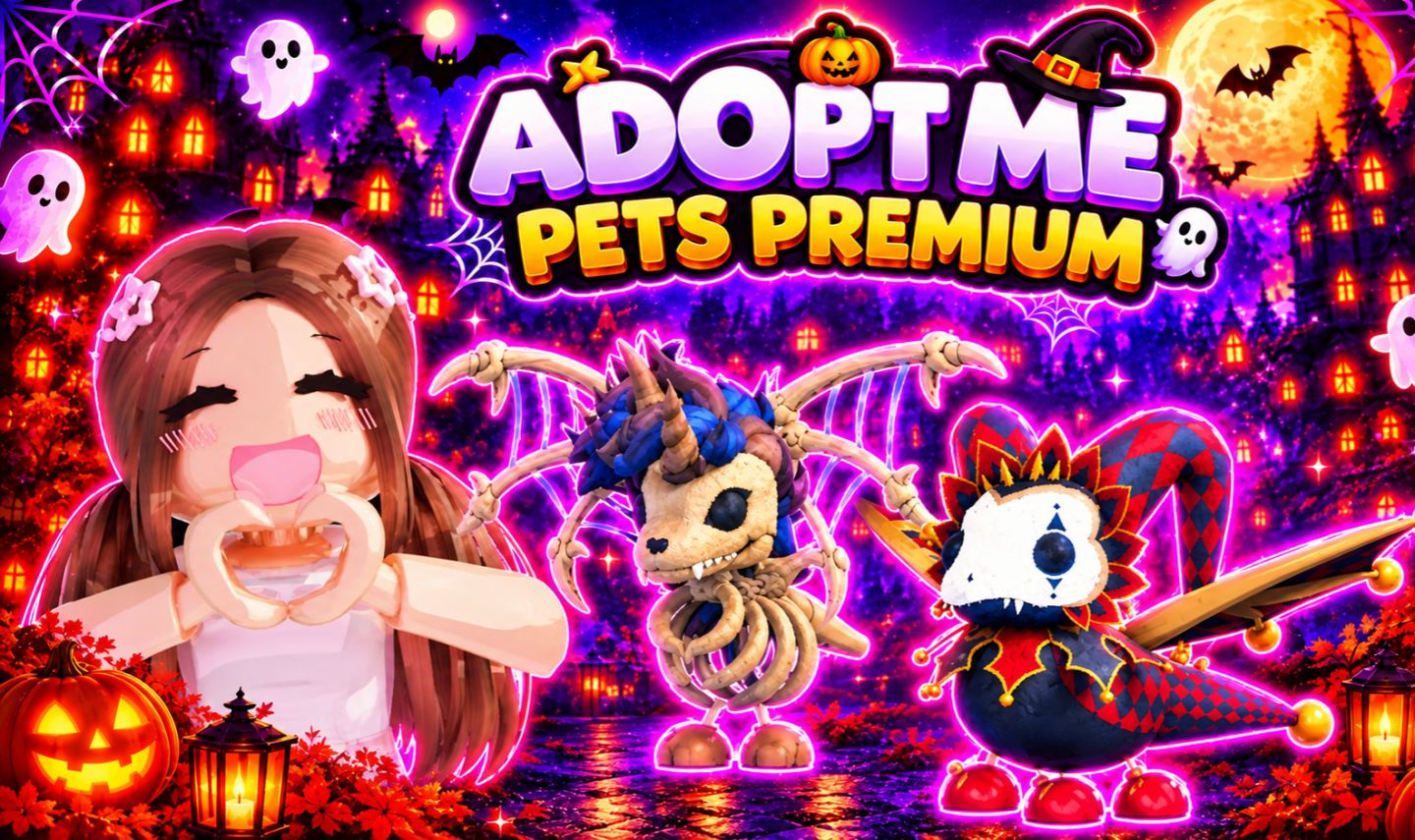 ADOPT ME PETS|OVOS RAROS, POÇÃO | R | PETS NÉON, FR, M|ADOPTME|ROBLOX HALLOWEEN