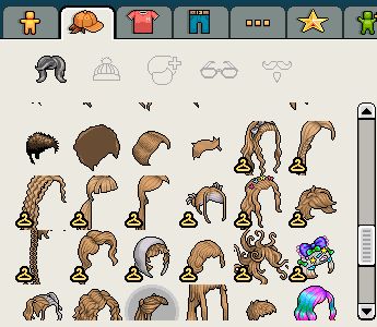 Conta HABBO feminina 2007 - vários visuais&mobis raros, quartos prontos,emblemas