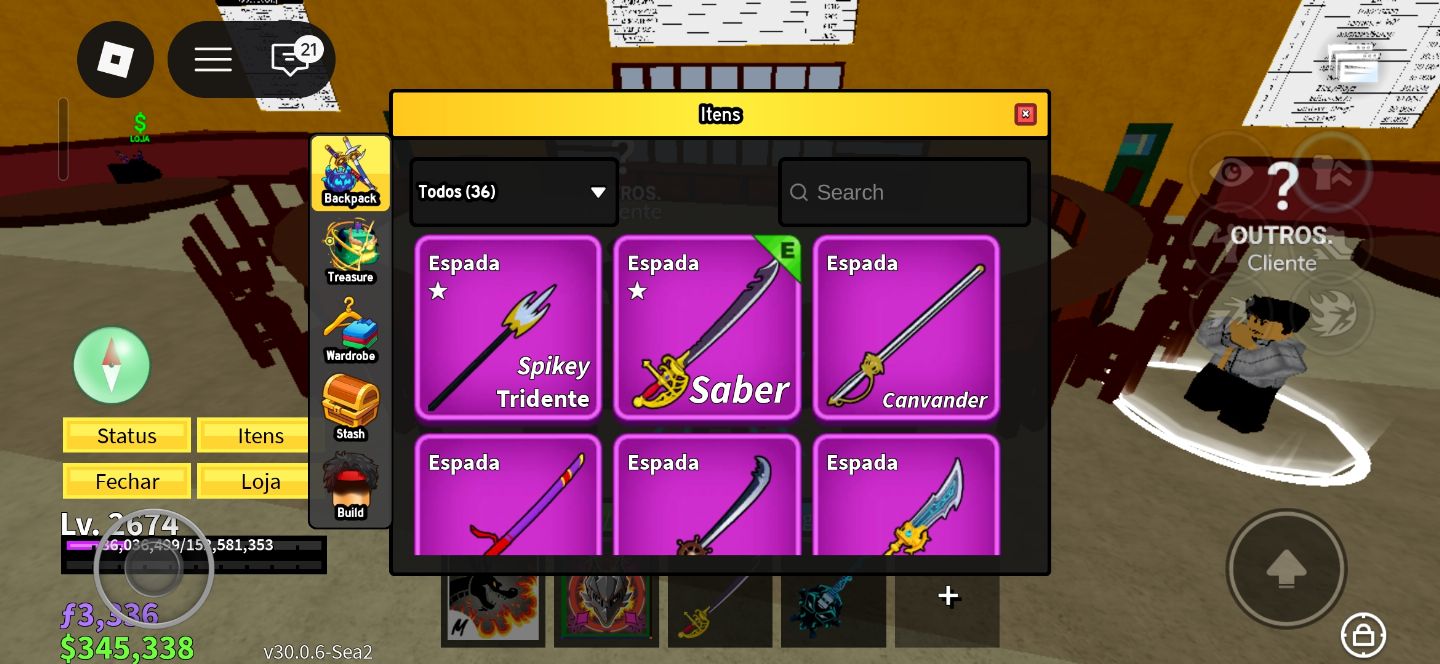 Conta Roblox MONSTRA: Blox Fruits Upado + Volleyball Legends
