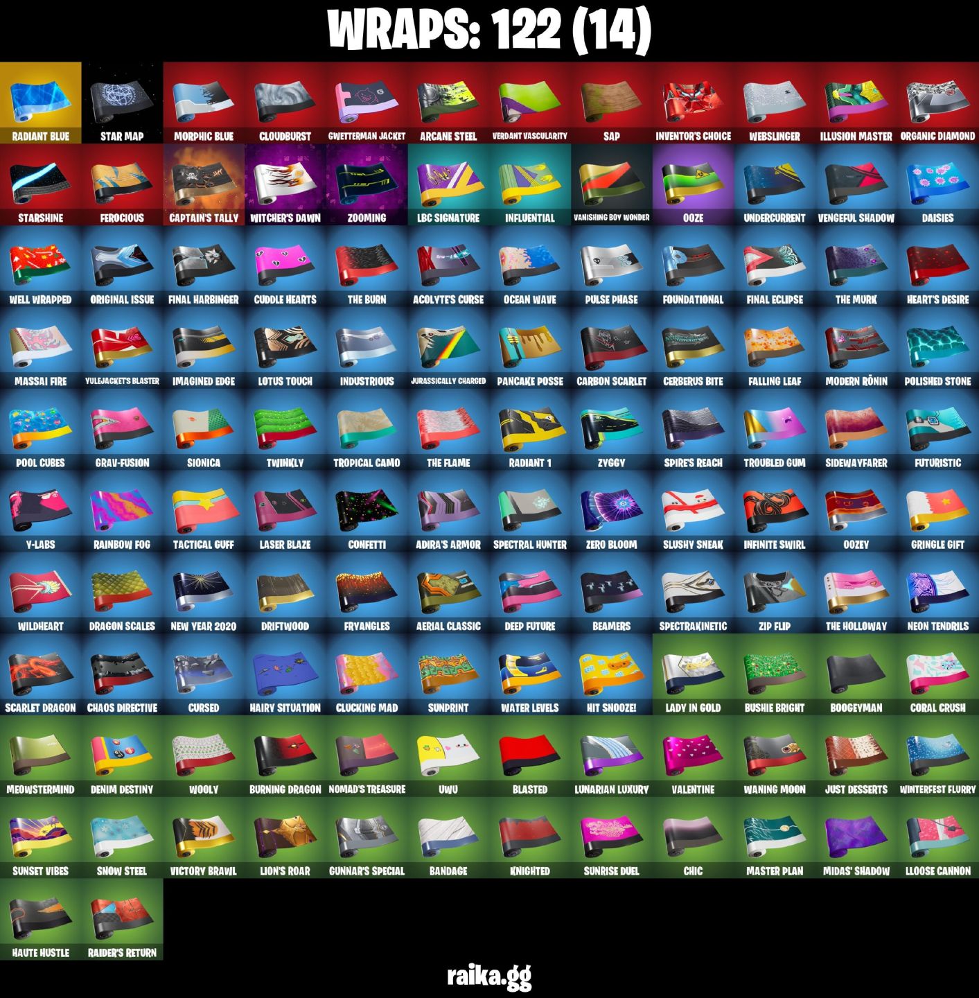 126 skins | OG STW omega danças raras lara croft tony stark