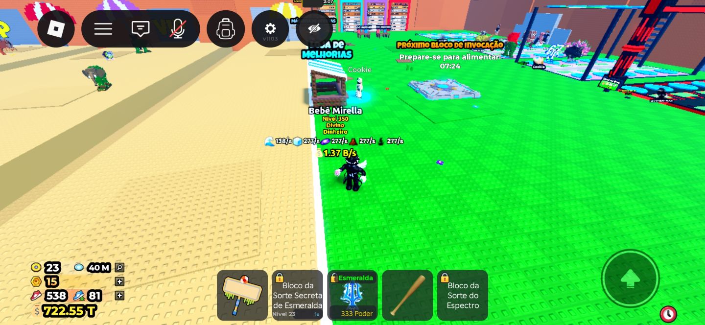 Tsunamis para brainrots, 9 brainrots +1b/s cada