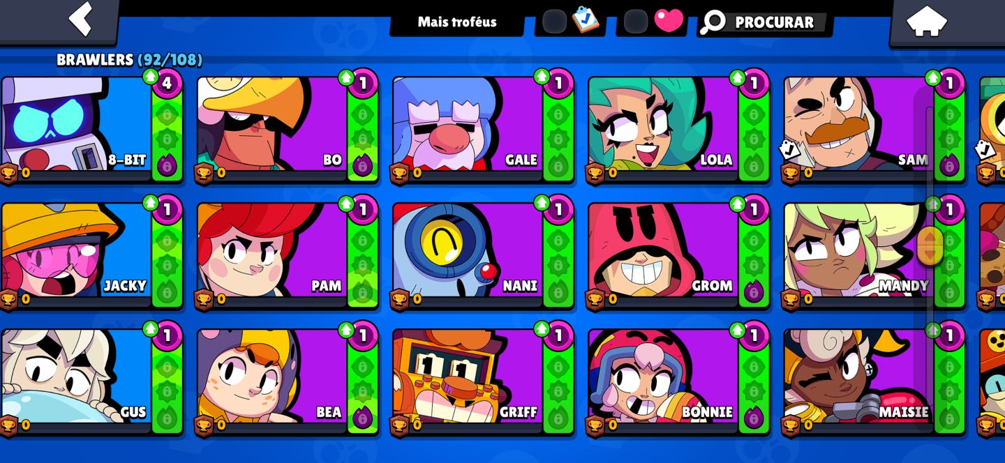 CONTA BRAWL STARS GEMADA!!