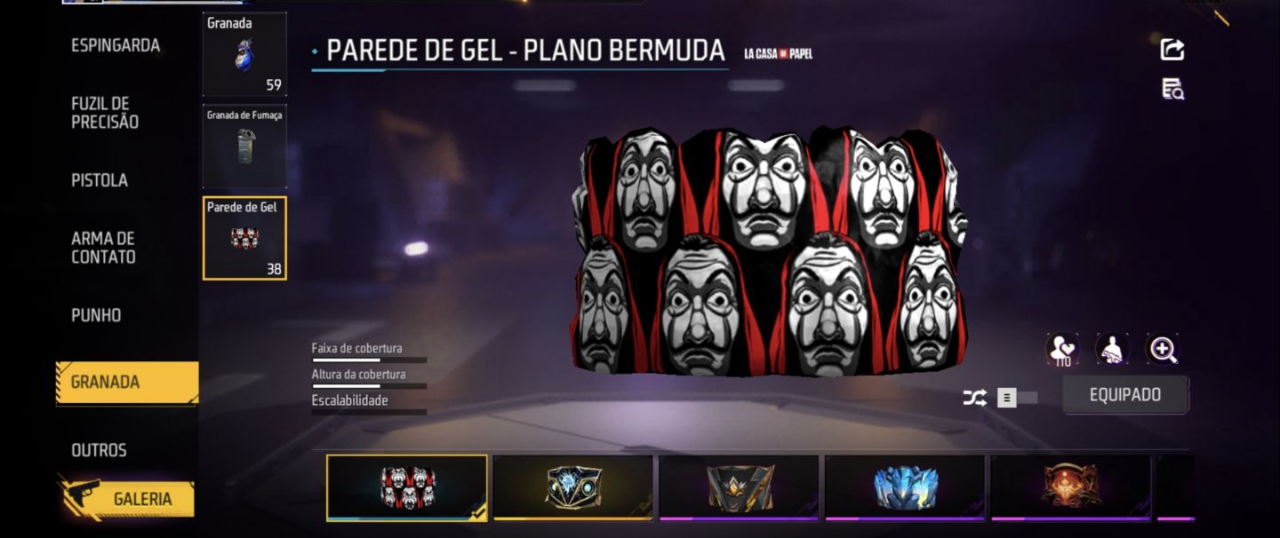 CONTA DE FREE FIRE MUITO GEMADA UMP E XM8 2 VELOCIDADE