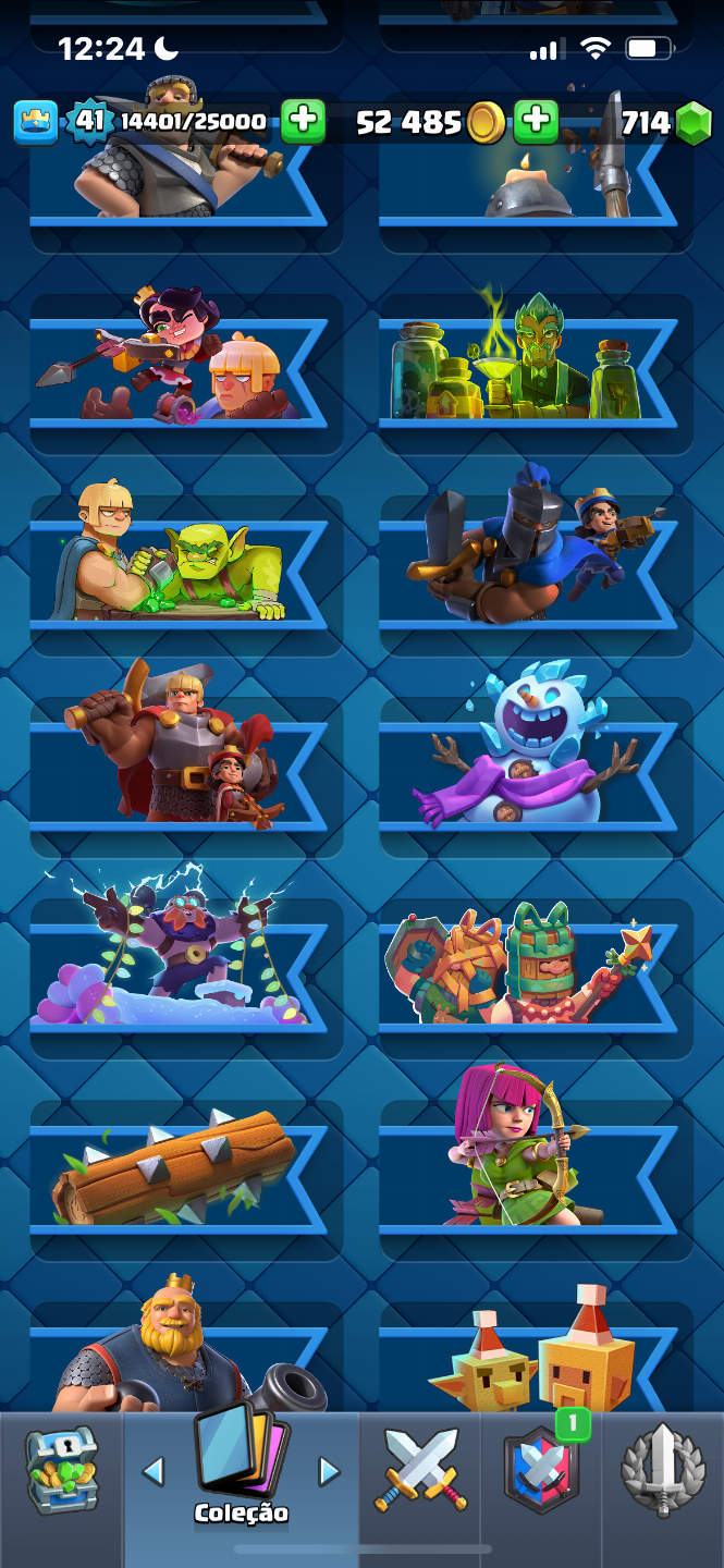 CONTA BRAWL STARS COM MUITAS SKINS + CONTA DE CLASH COM 6 ANOS