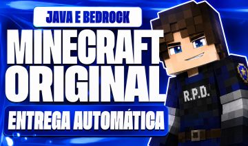 MINECRAFT JAVA+BEDROCK ORIGINAL (ENTREGA AUTOMATICA) + BRINDE
