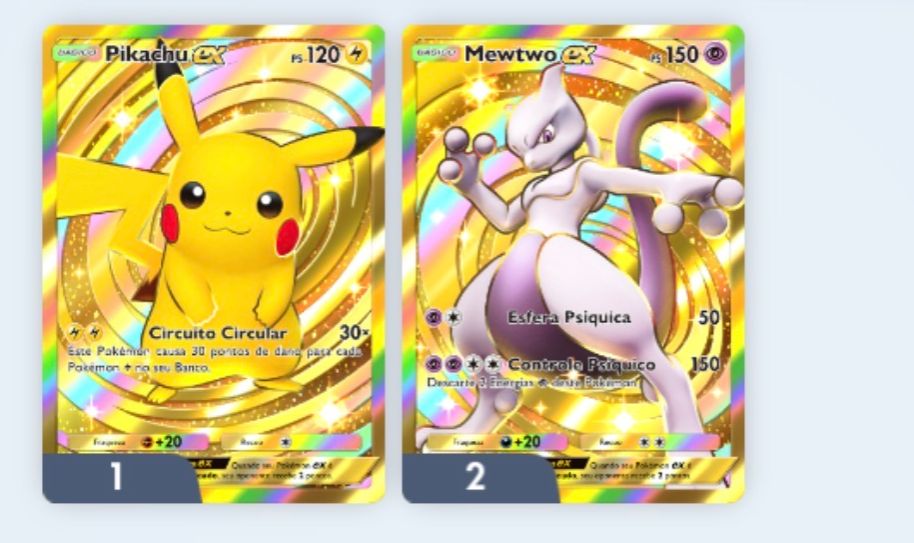 CONTA TCG POCKET, +2000 carta, conta criada em 2024, com 3 gold e diversas raras