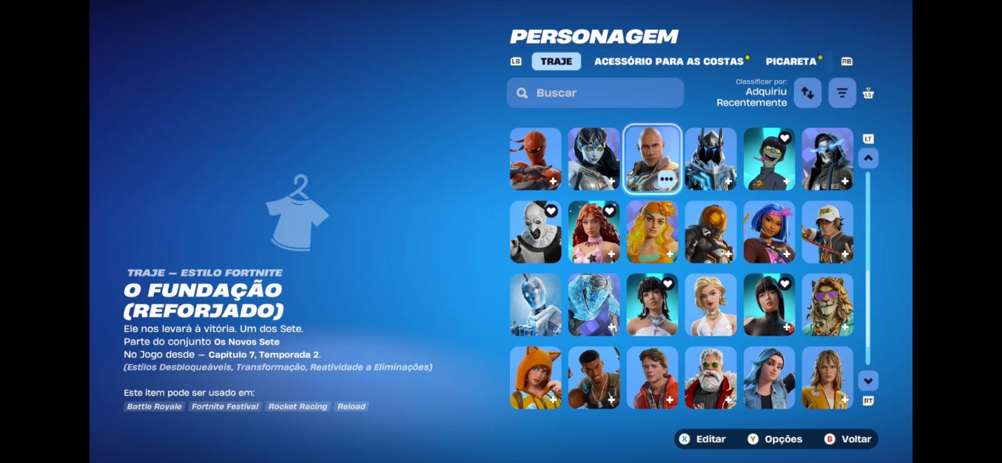 Conta fortnite - 63 skins