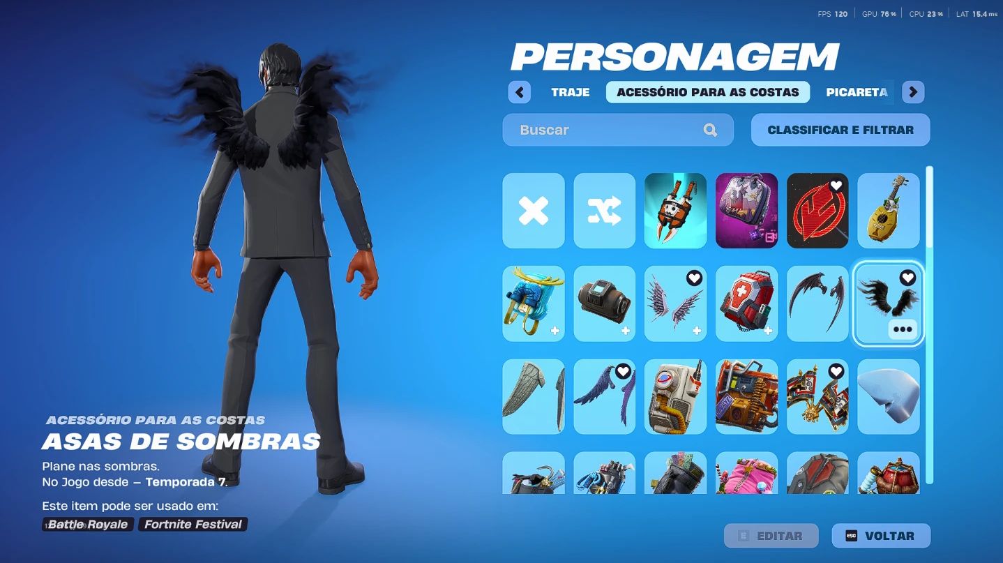 CONTA FORTNITE OG 106 SKINS | CAVALEIRO AZUL, CEIFADOR, OMEGA COMPLETA, MINTY