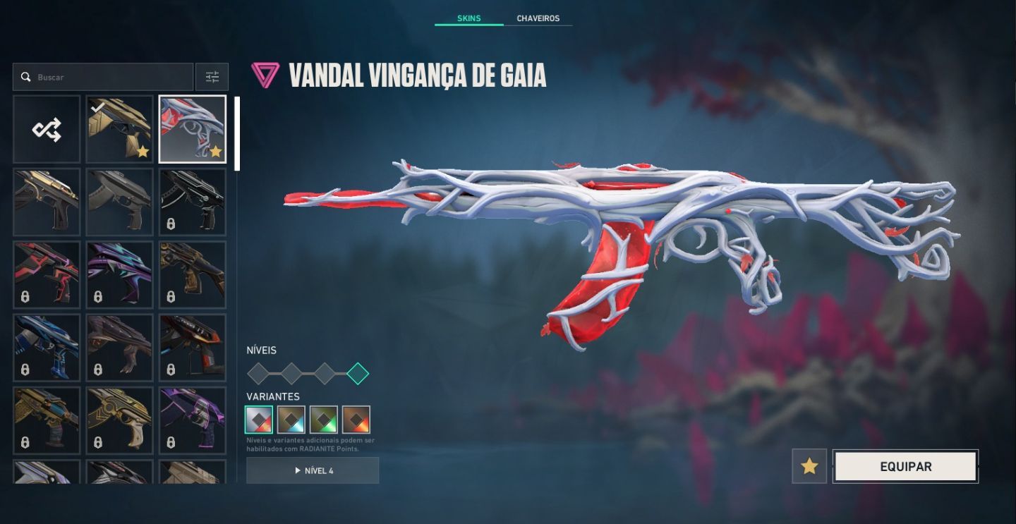 CONTA VALORANT KATANA ONI VANDAL GAIA