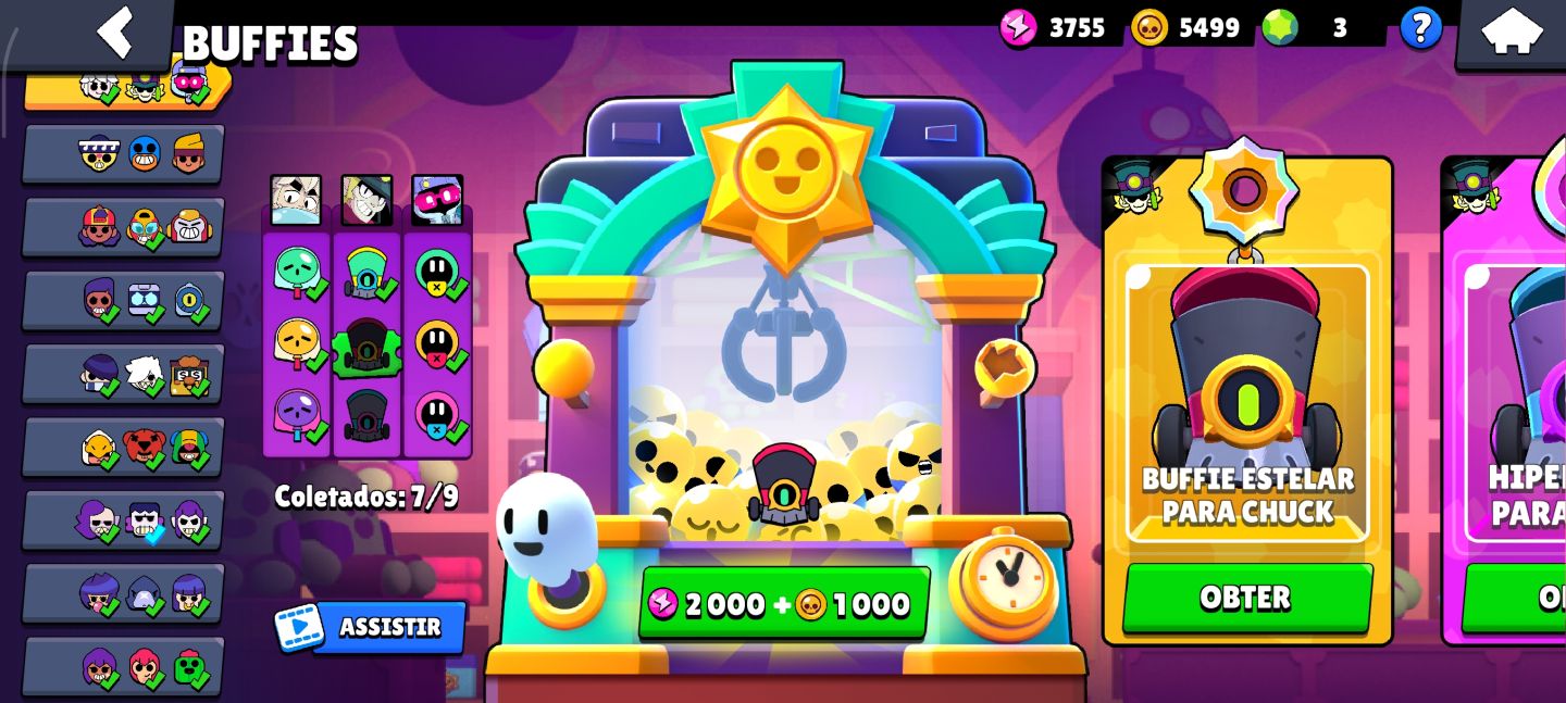 Conta brawl stars a venda +130K TROFÉUS E 97 BRAWLERS NO NÍVEL 11 + TODAS HIPER
