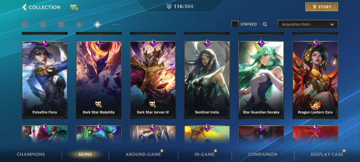 WILD RIFT - EX Monarca - 116 Skins - Yasuo Rosa de Cristal - Full Champs.